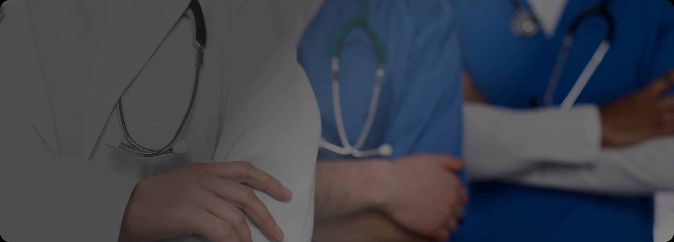 Background image showing doctors rounded-2xl